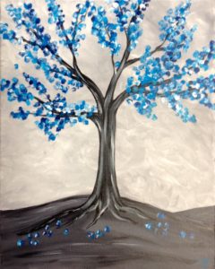 Blue Single Tree