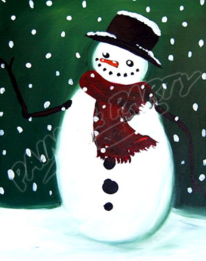 Bubble Snowman - Masterpiece Mixers Johnson City